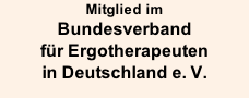 Mitglied im  Bundesverband für Ergotherapeuten in Deutschland e. V.